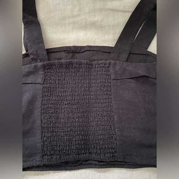 NWT Abercrombie Black Linen Tank+Skort Set - Picture 7 of 7